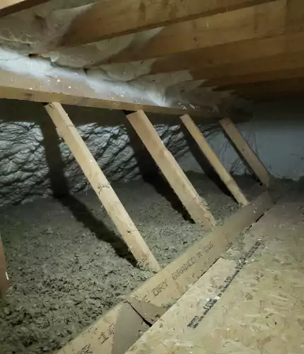 Rockwool Floor Spray Foam Rafter Insulation